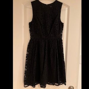 Cynthia Steffe Black Lace Dress